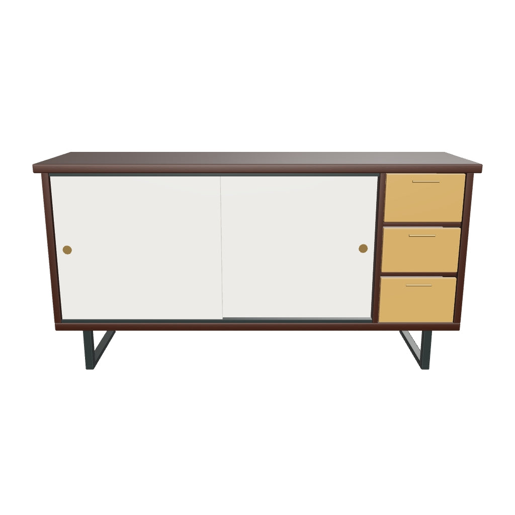 Archive credenza 3D model (the delivered Realtime GLB)