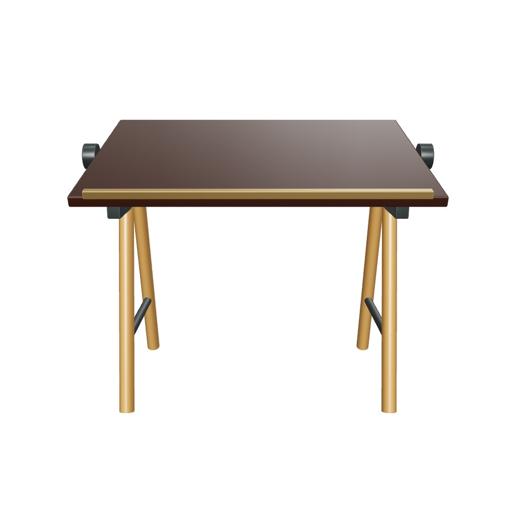 Axis drafting table 3D model (the delivered Realtime GLB)