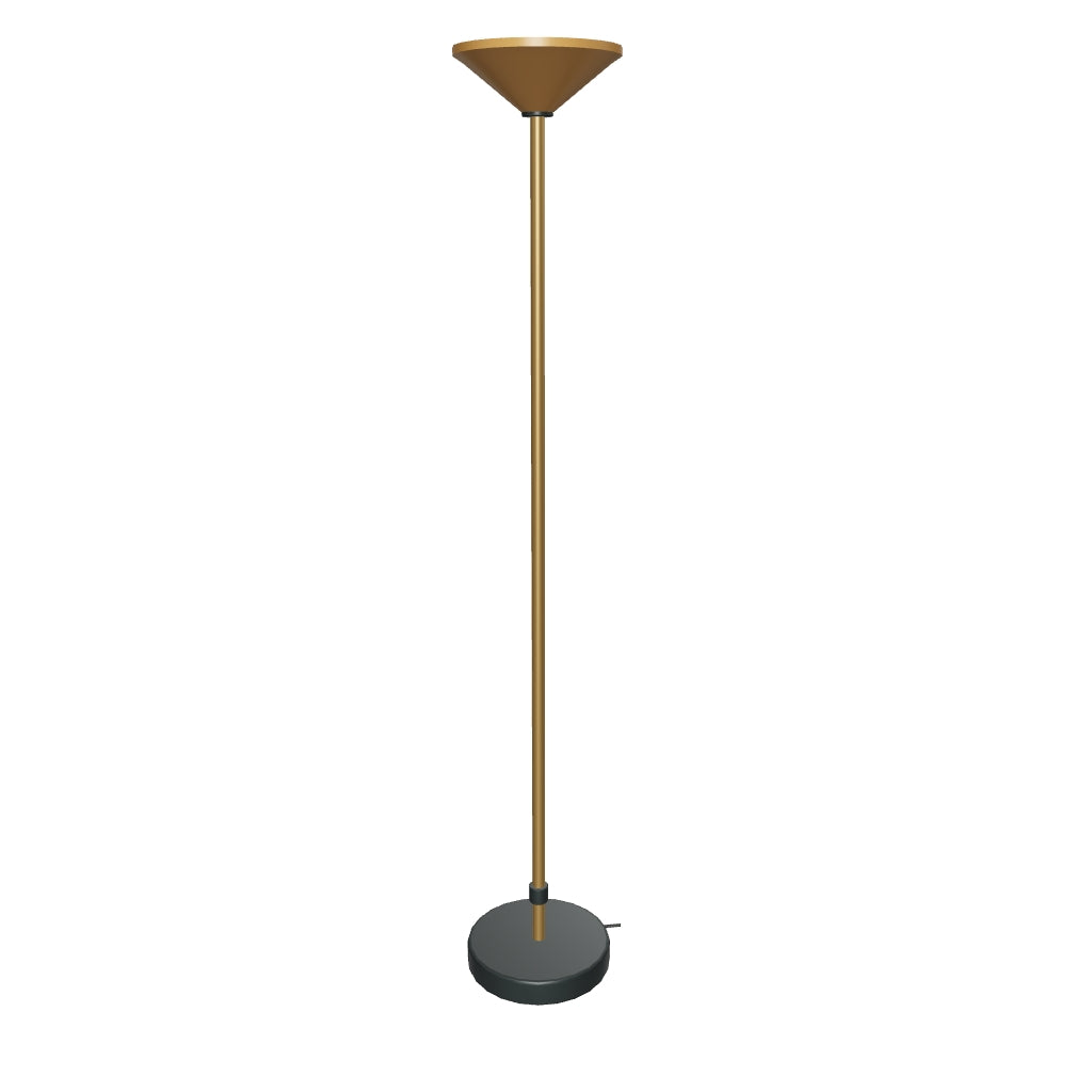 Beacon floor uplight 3D model (the delivered Realtime GLB)