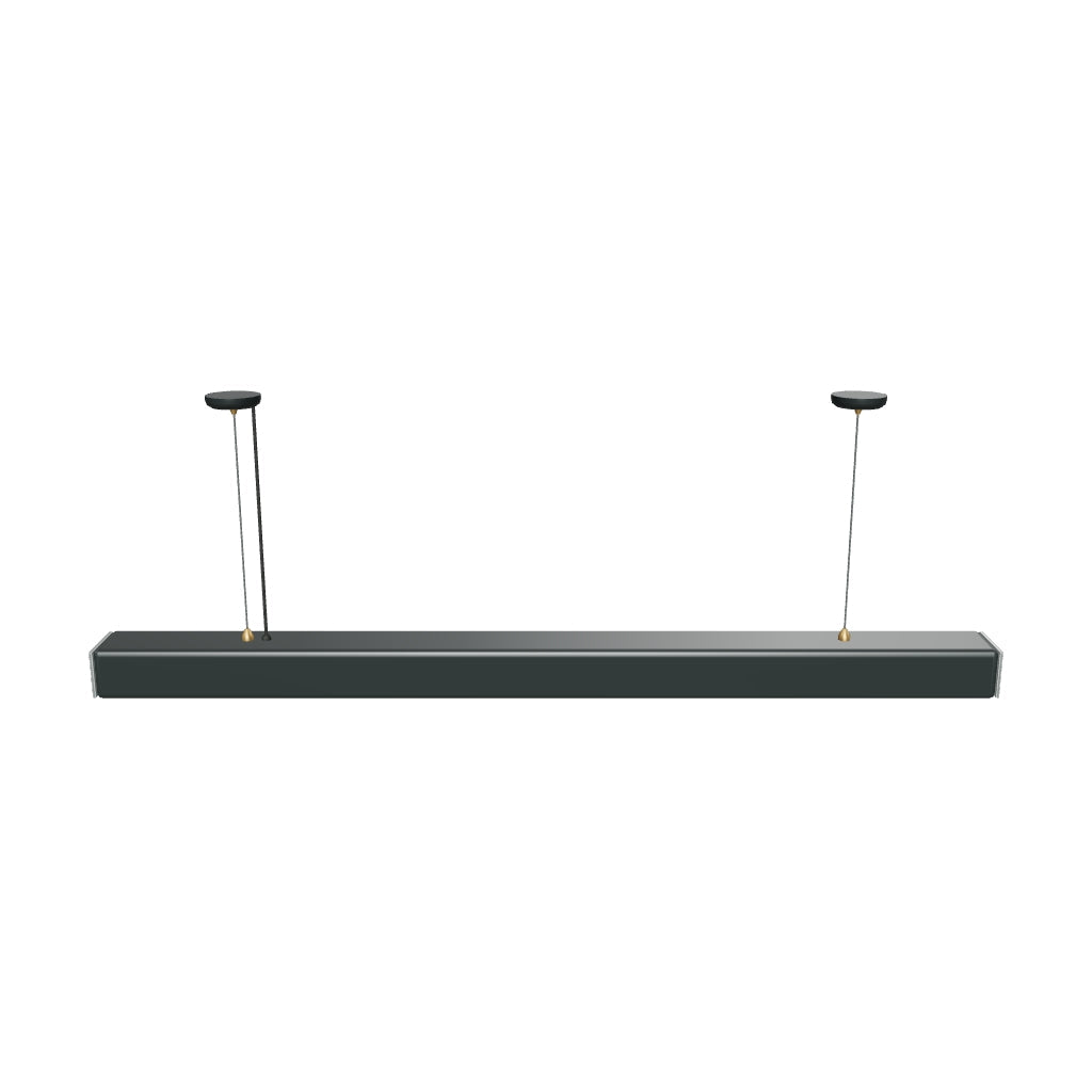 Rail linear pendant 3D model (the delivered Realtime GLB)