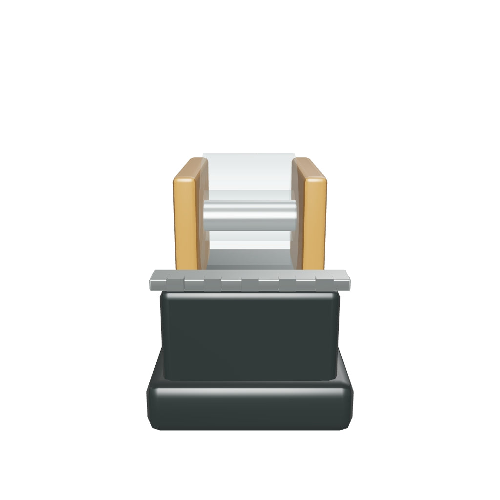 Seal tape dispenser 3D model (the delivered Realtime GLB)