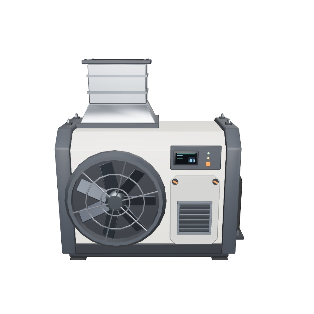 Air Handler 3D model (the delivered GLB)