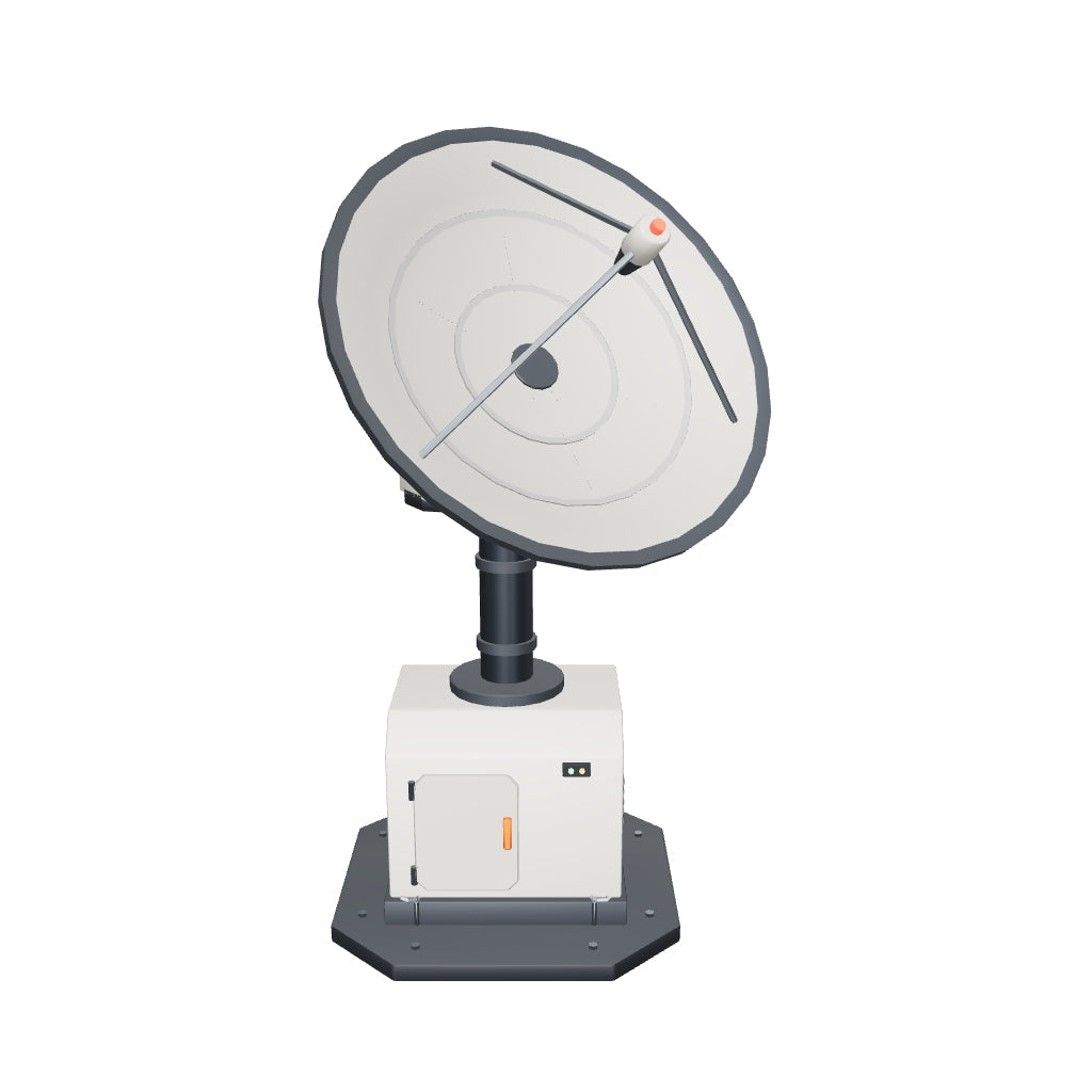 Antenna Dish 3D model (the delivered GLB)