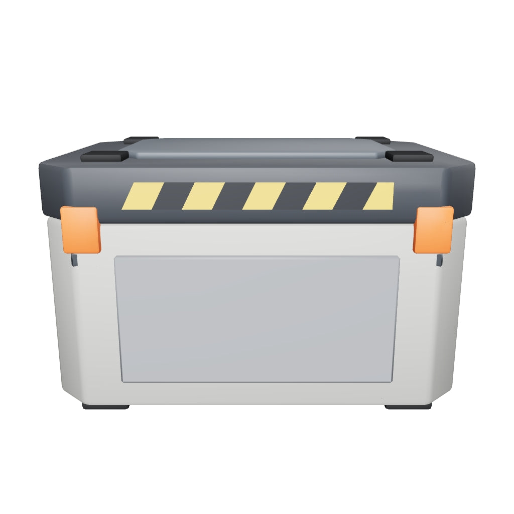 Cargo Crate 3D model (the delivered GLB)