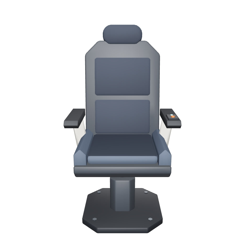 Crew Seat 3D model (the delivered GLB)