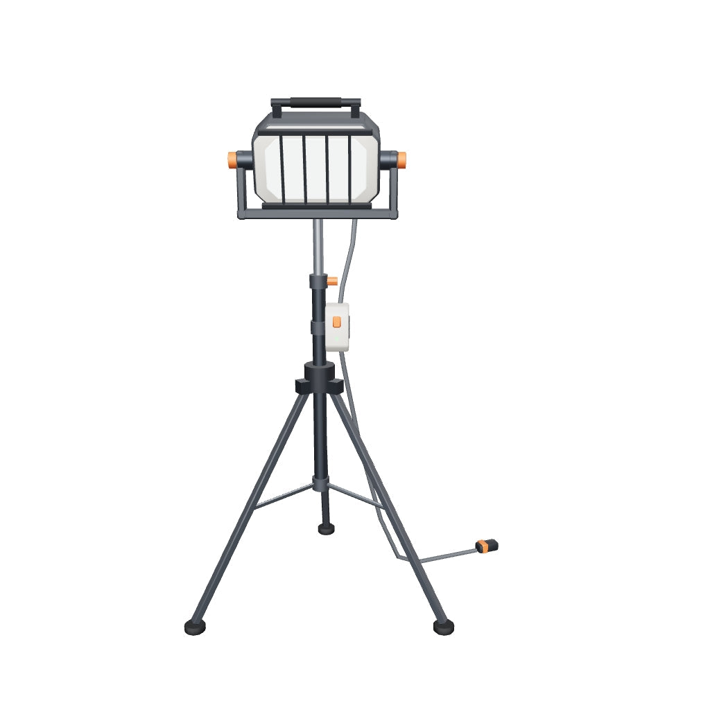 Flood Light 3D model (the delivered GLB)