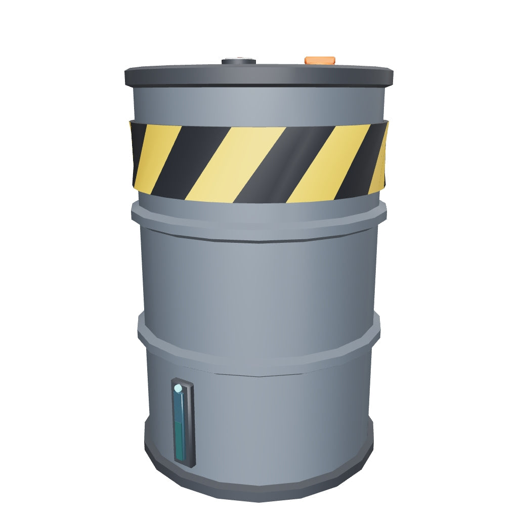 Fuel Drum 3D model (the delivered GLB)