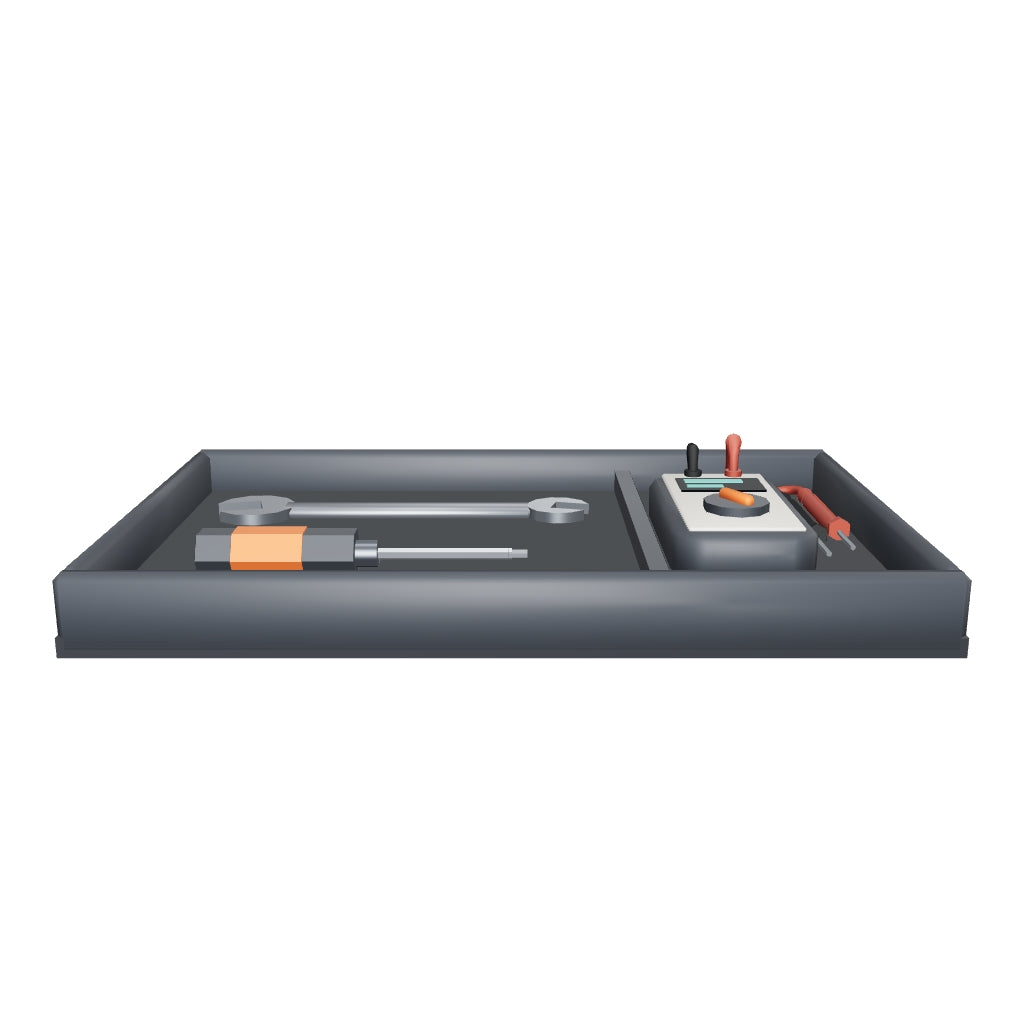 Hand Tool Tray 3D model (the delivered GLB)