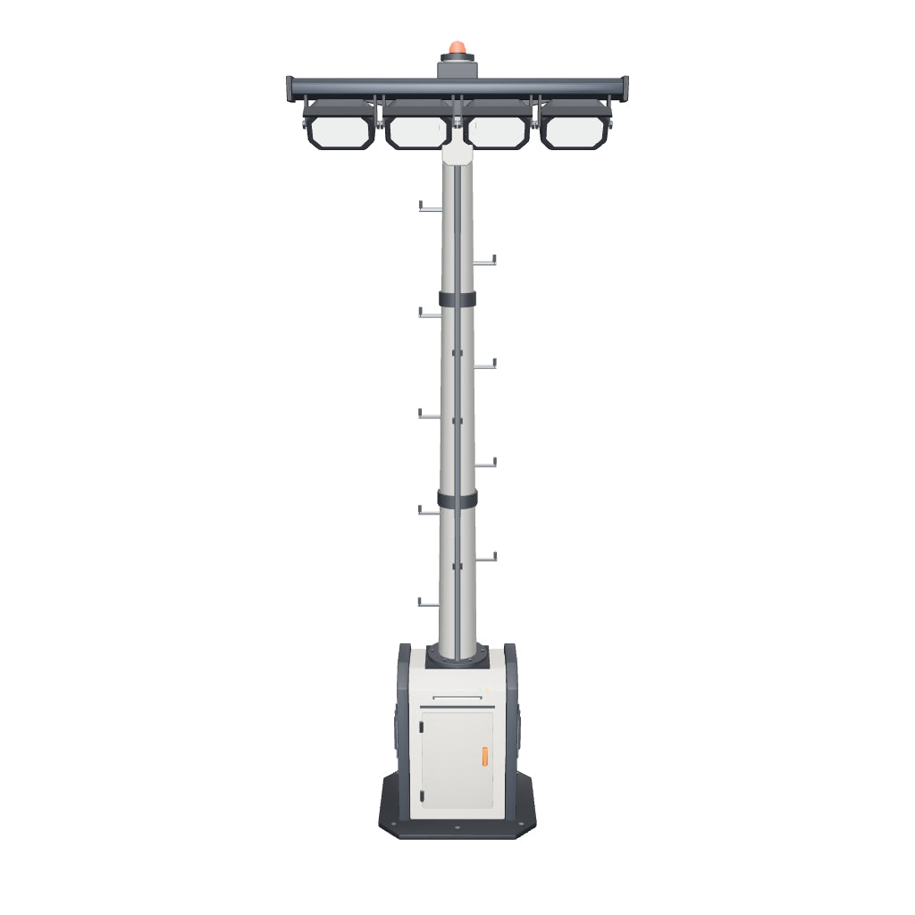 Light Mast 3D model (the delivered GLB)
