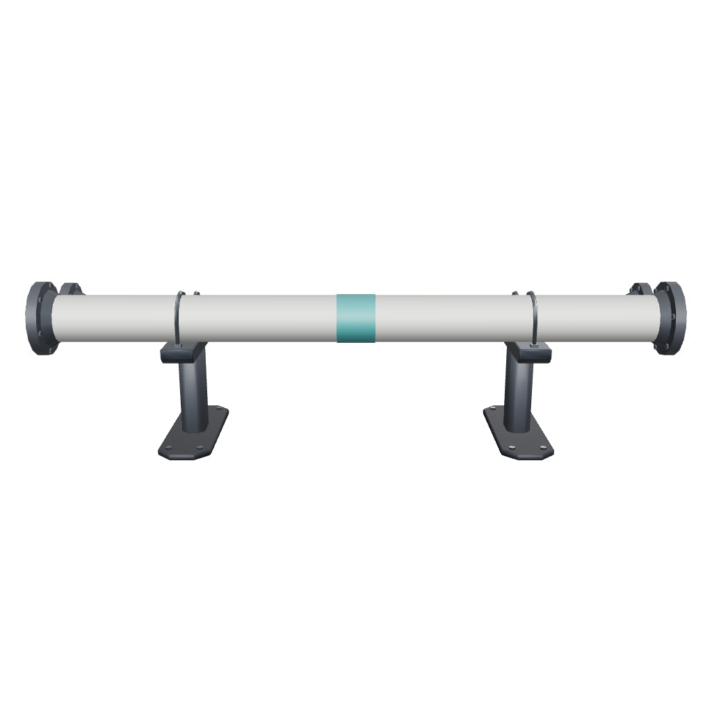 Pipe Run 3D model (the delivered GLB)