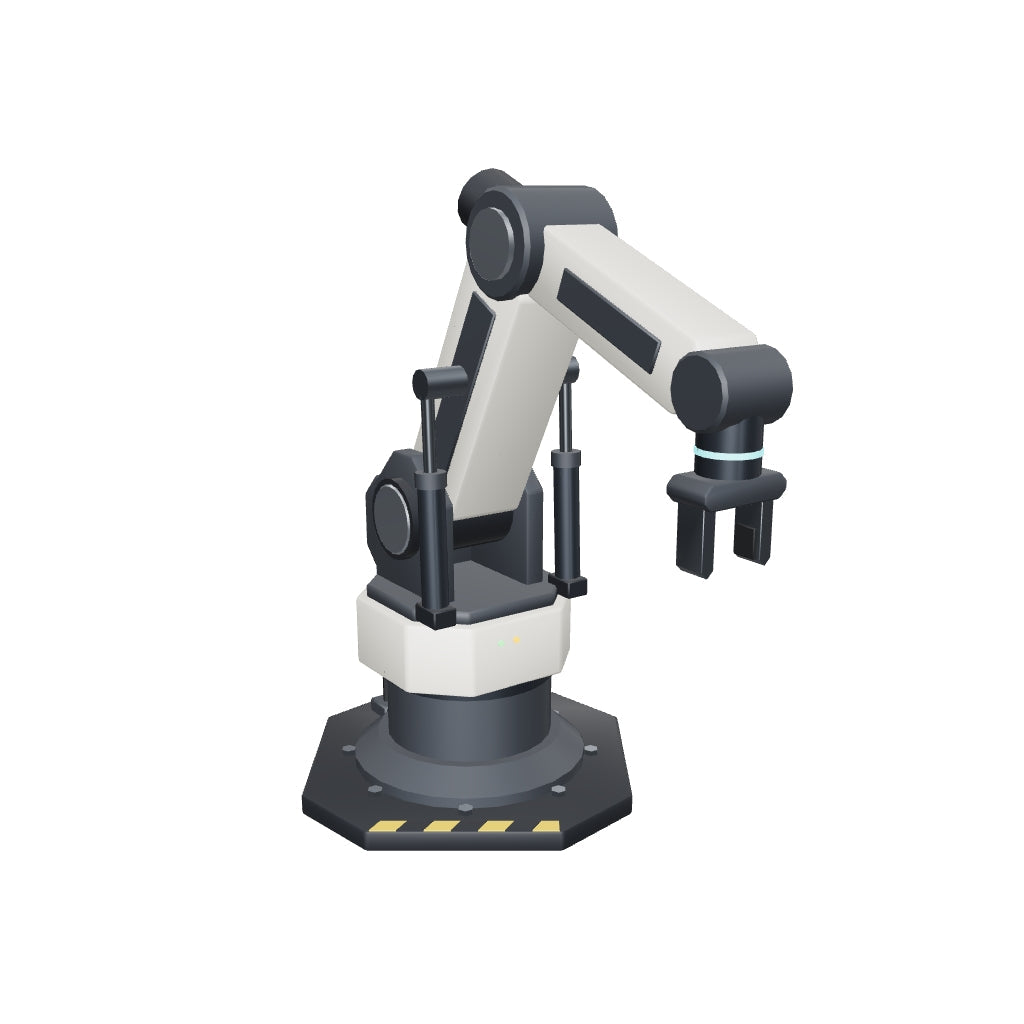 Robot Arm 3D model (the delivered GLB)