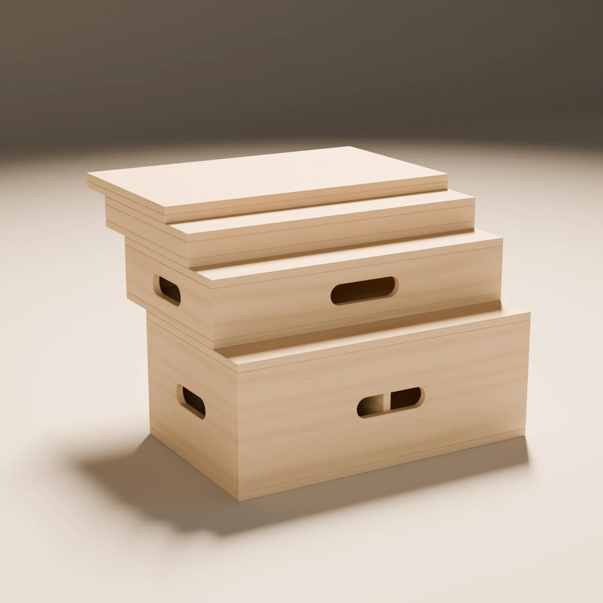 Apple Box, Still Studio 3D asset, studio render