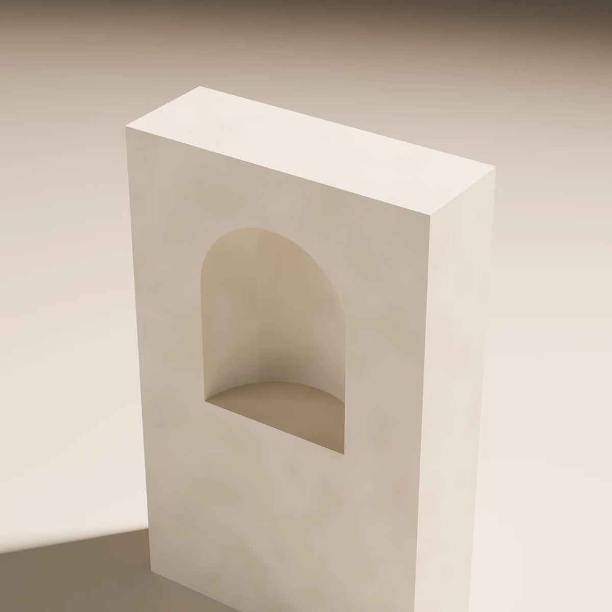 Arch Niche, close-up detail render