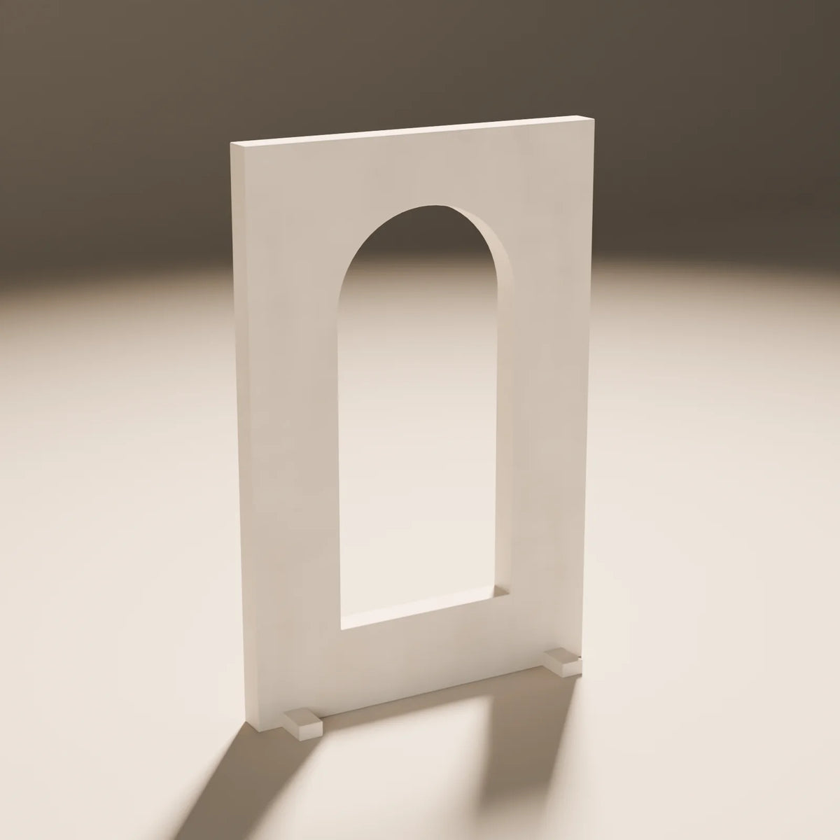 Arch Wall Flat, Still Studio 3D asset, studio render