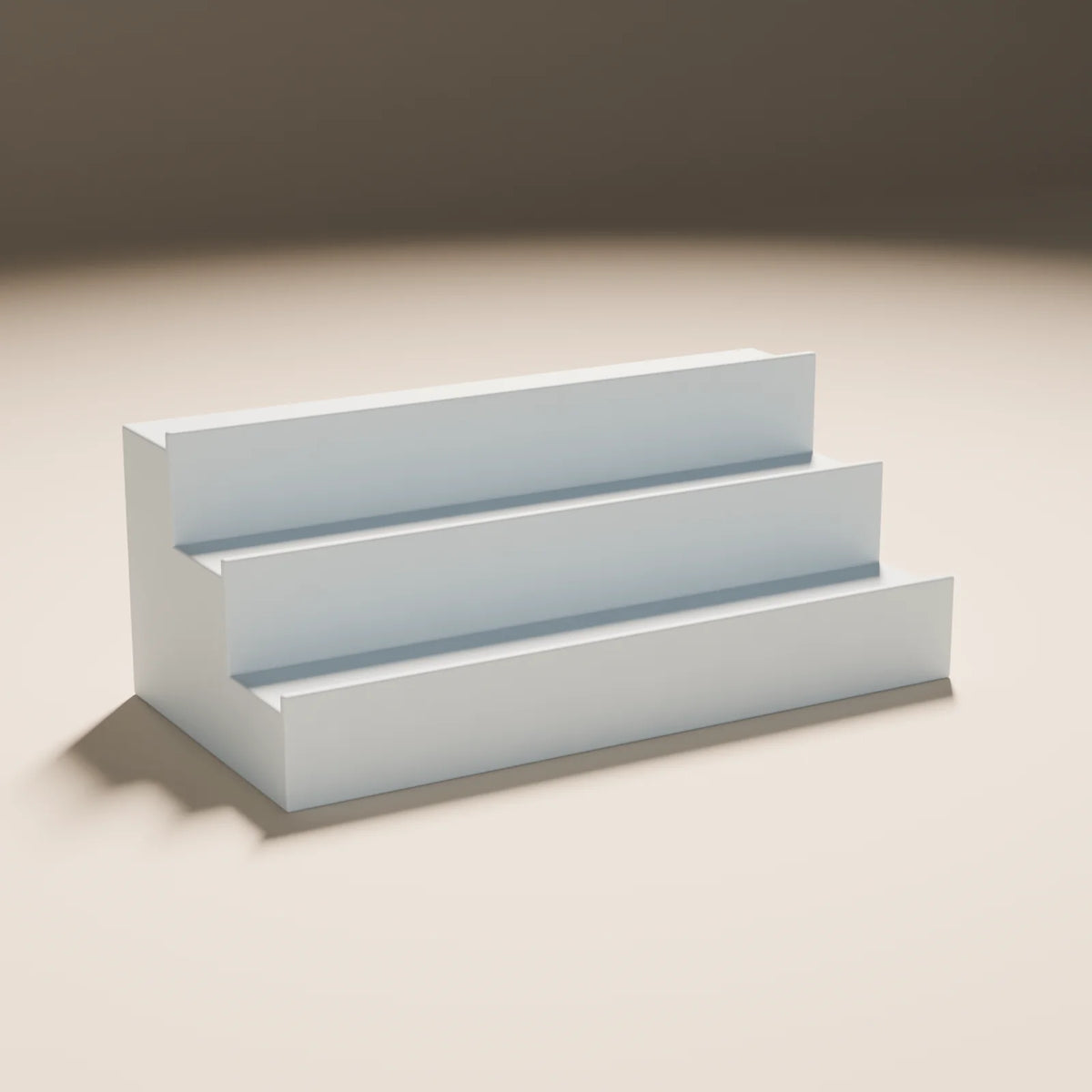 Stepped Bottle Display, Still Studio 3D asset, studio render