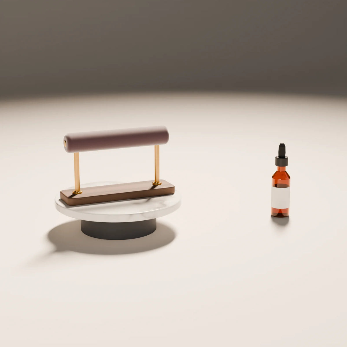 Bracelet Bar styled in a Still Studio set with the floating disc podium and dropper bottle (sold separately)