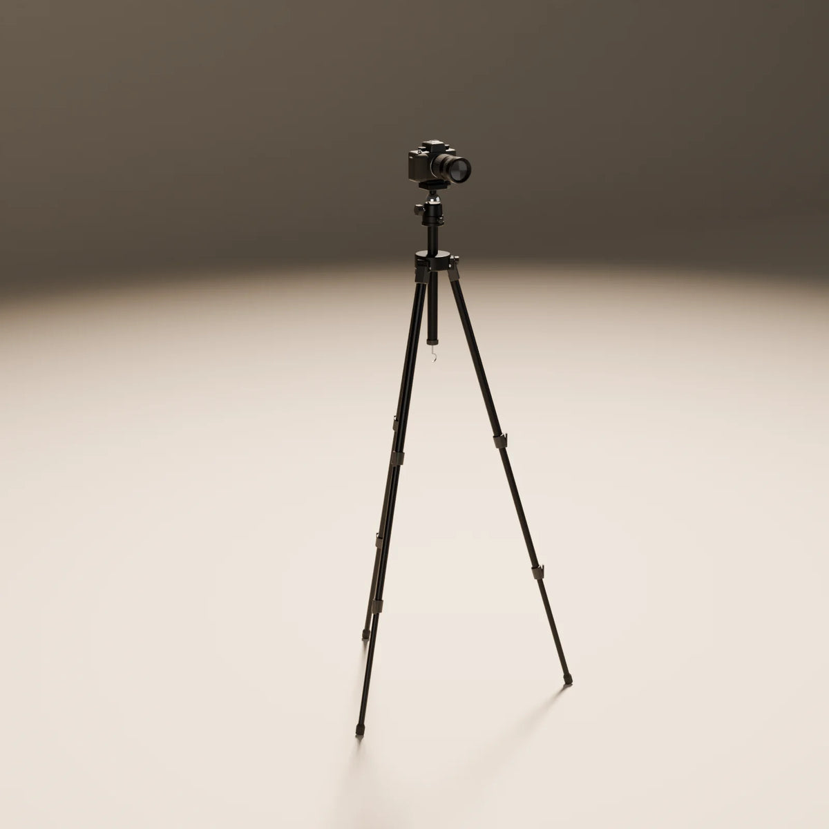 Camera on Tripod 3D model