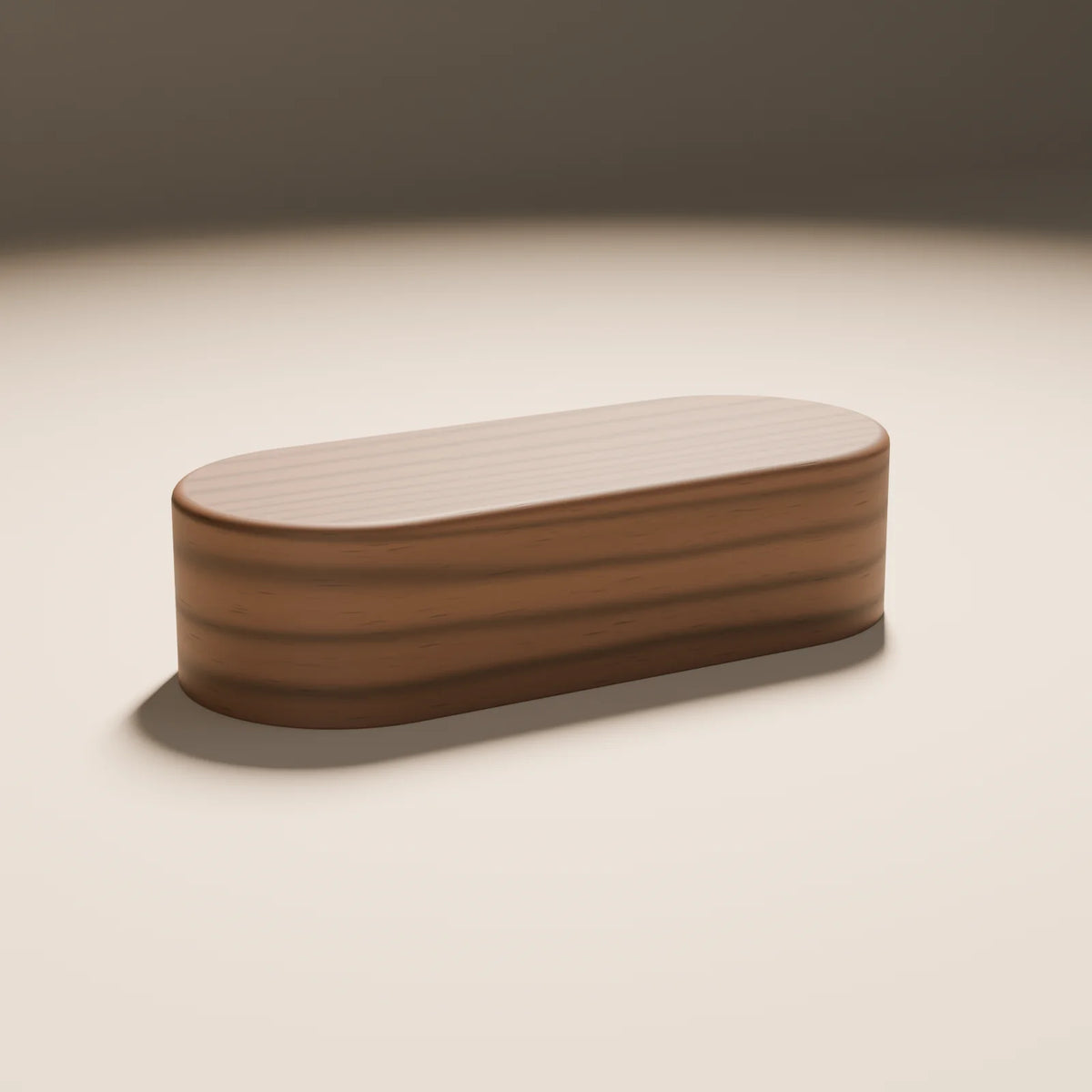 Capsule Plinth, Still Studio 3D asset, studio render