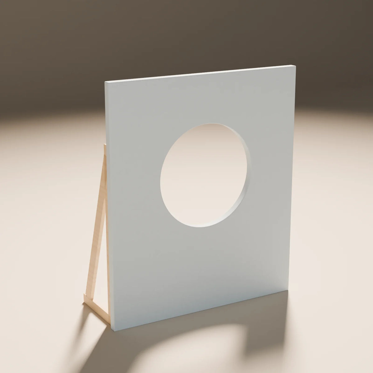Circle Cut-Out Flat 3D model