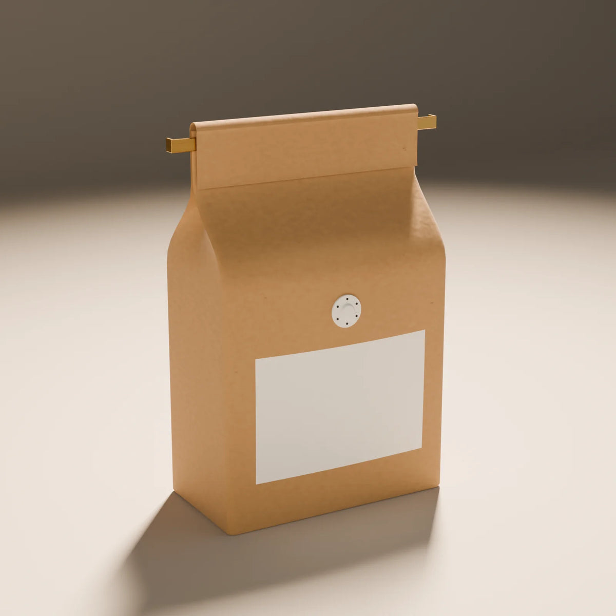 Coffee Bag, Still Studio 3D asset, studio render