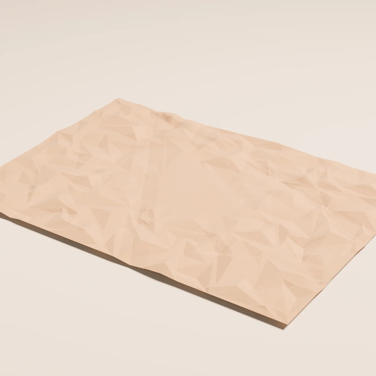 Crumpled Paper Backdrop, close-up detail render