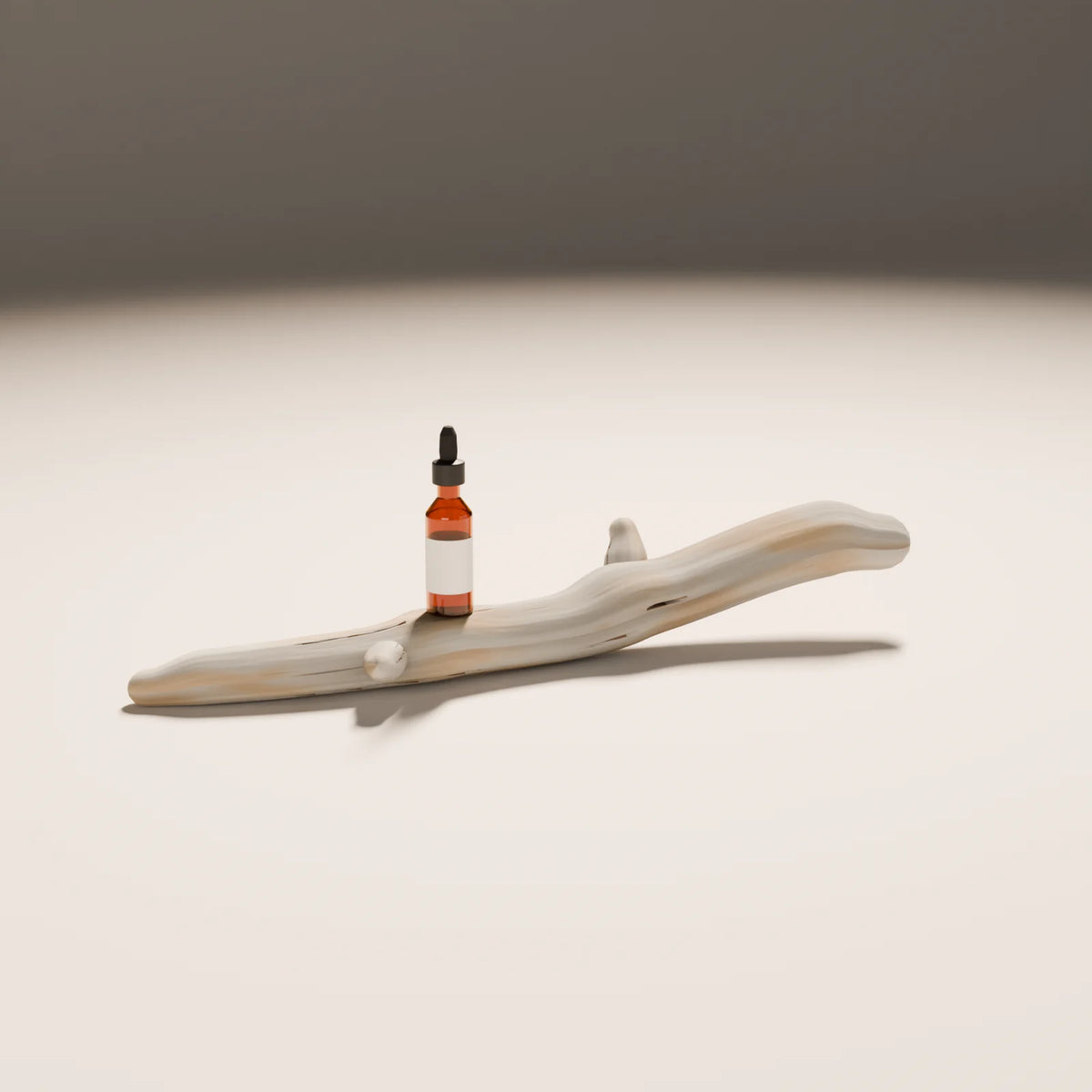 Driftwood Piece styled in a Still Studio set with the dropper bottle (sold separately)