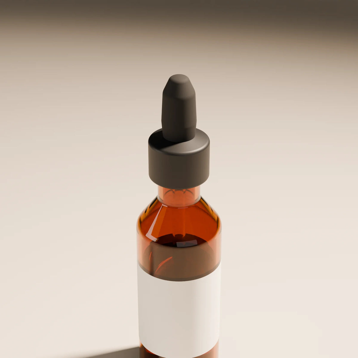 Dropper Bottle, close-up detail render