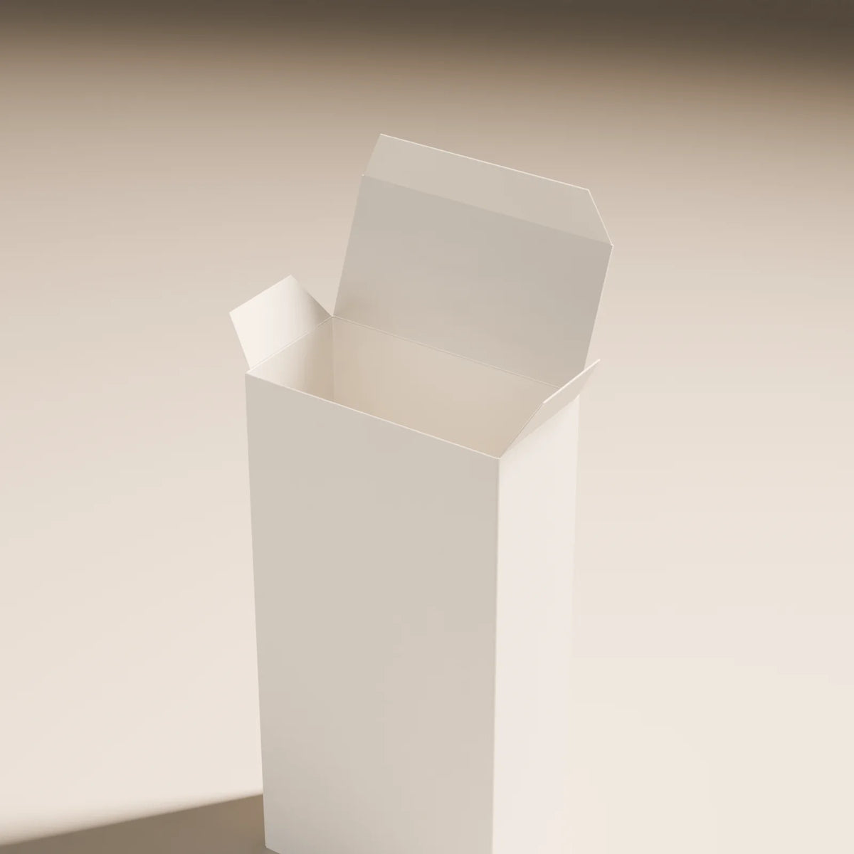 Folding Carton, close-up detail render