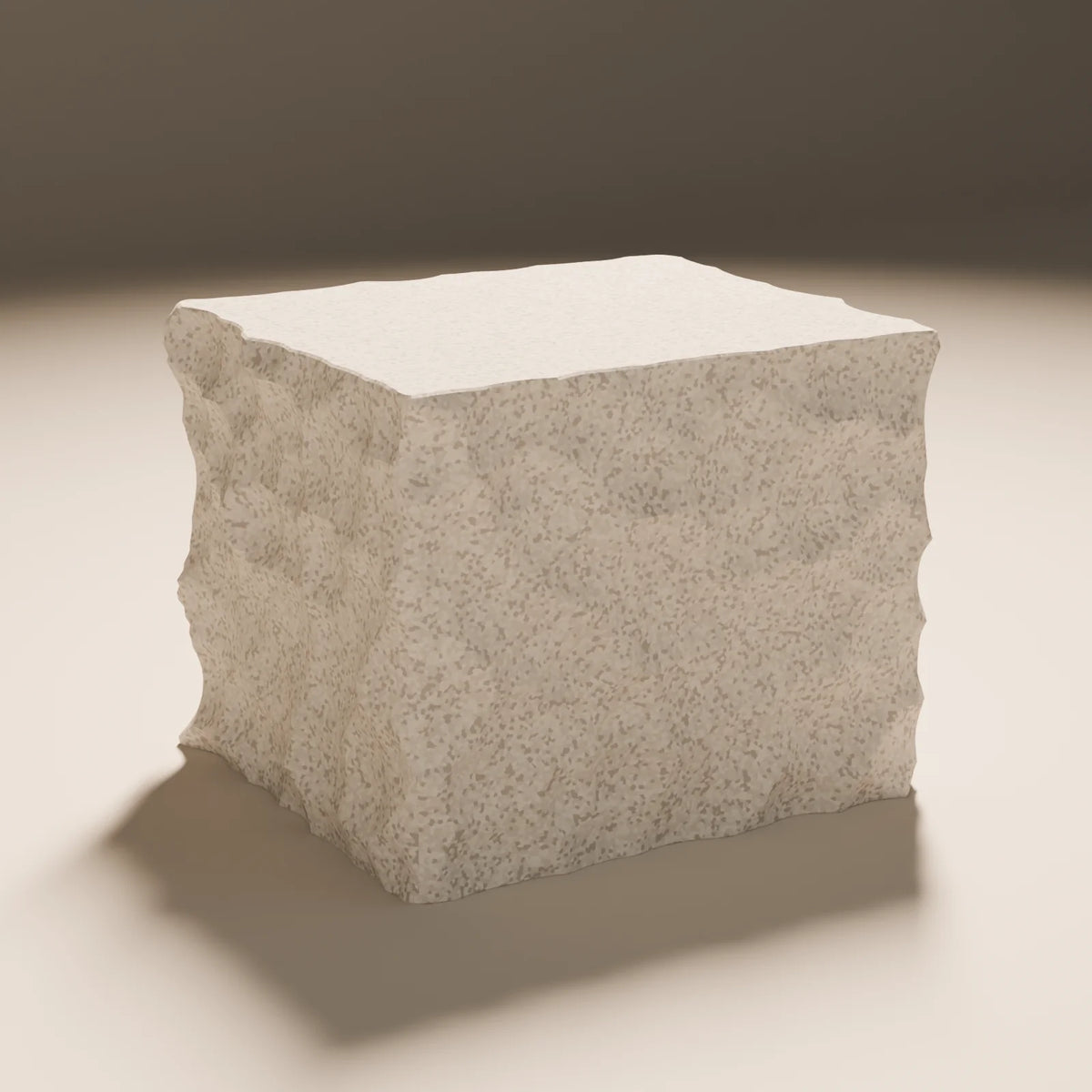 Hewn Stone Plinth 3D model