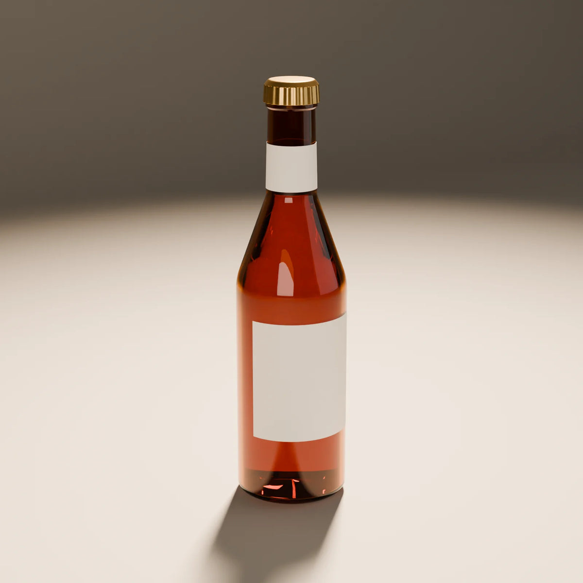 Longneck Bottle, Still Studio 3D asset, studio render