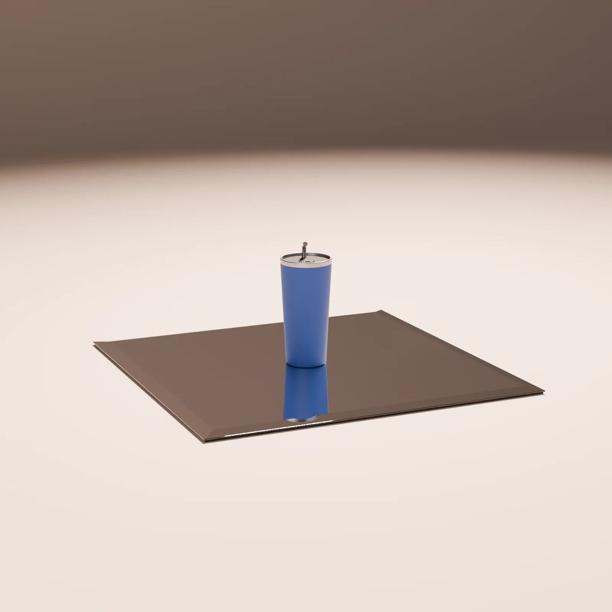 Mirror Floor Tile styled in a Still Studio set with the insulated tumbler (sold separately)