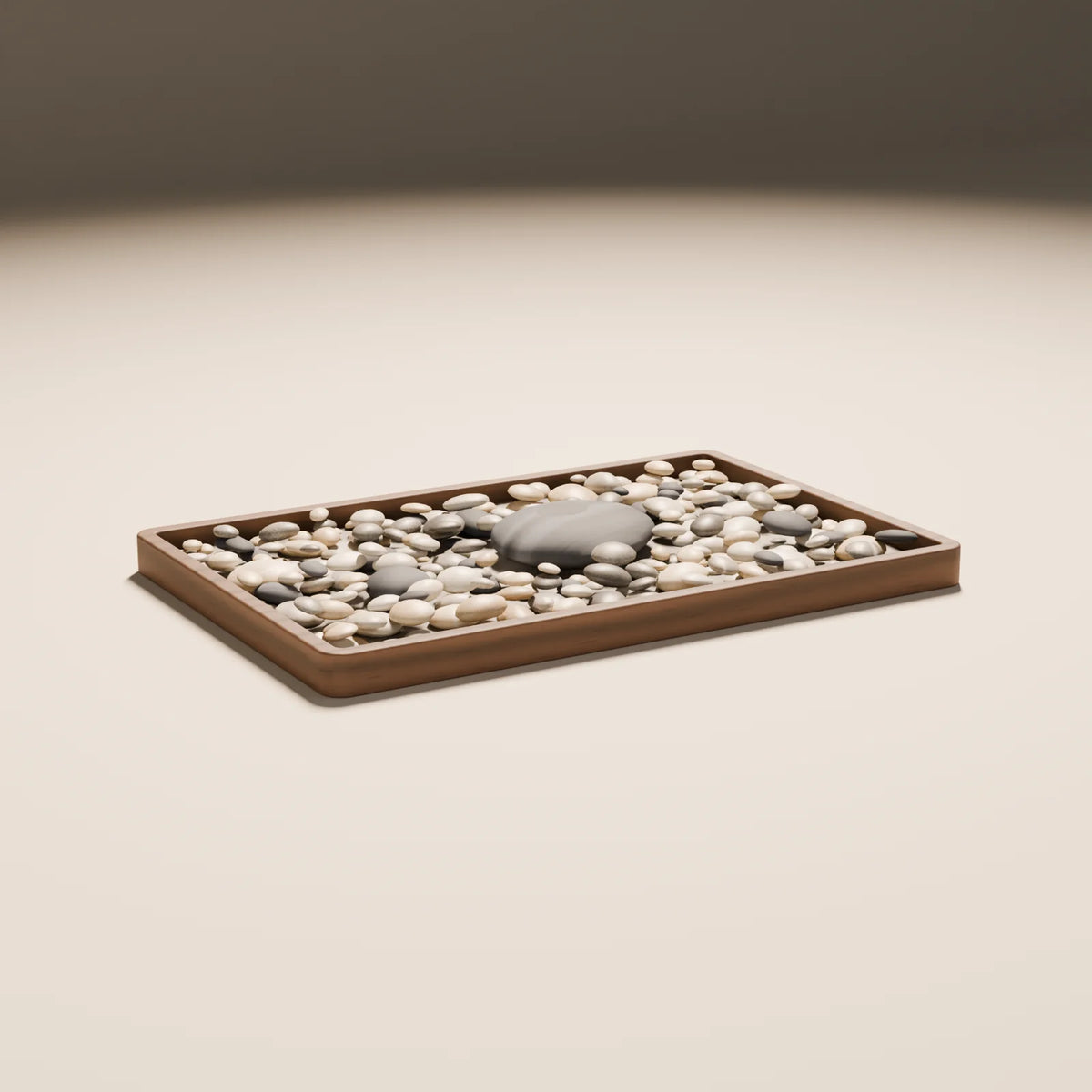 Pebble Bed, Still Studio 3D asset, studio render