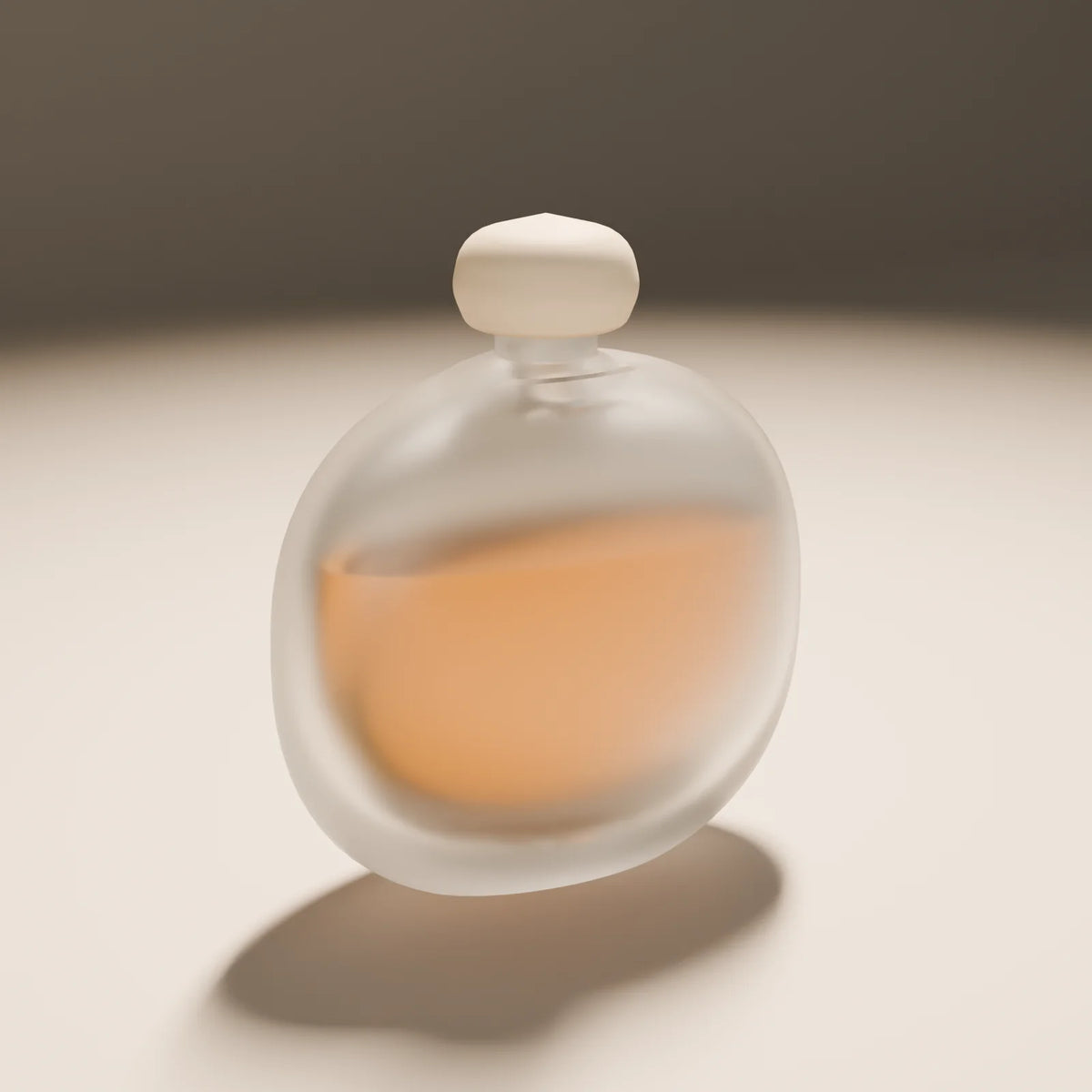 Pebble Flacon, Still Studio 3D asset, studio render