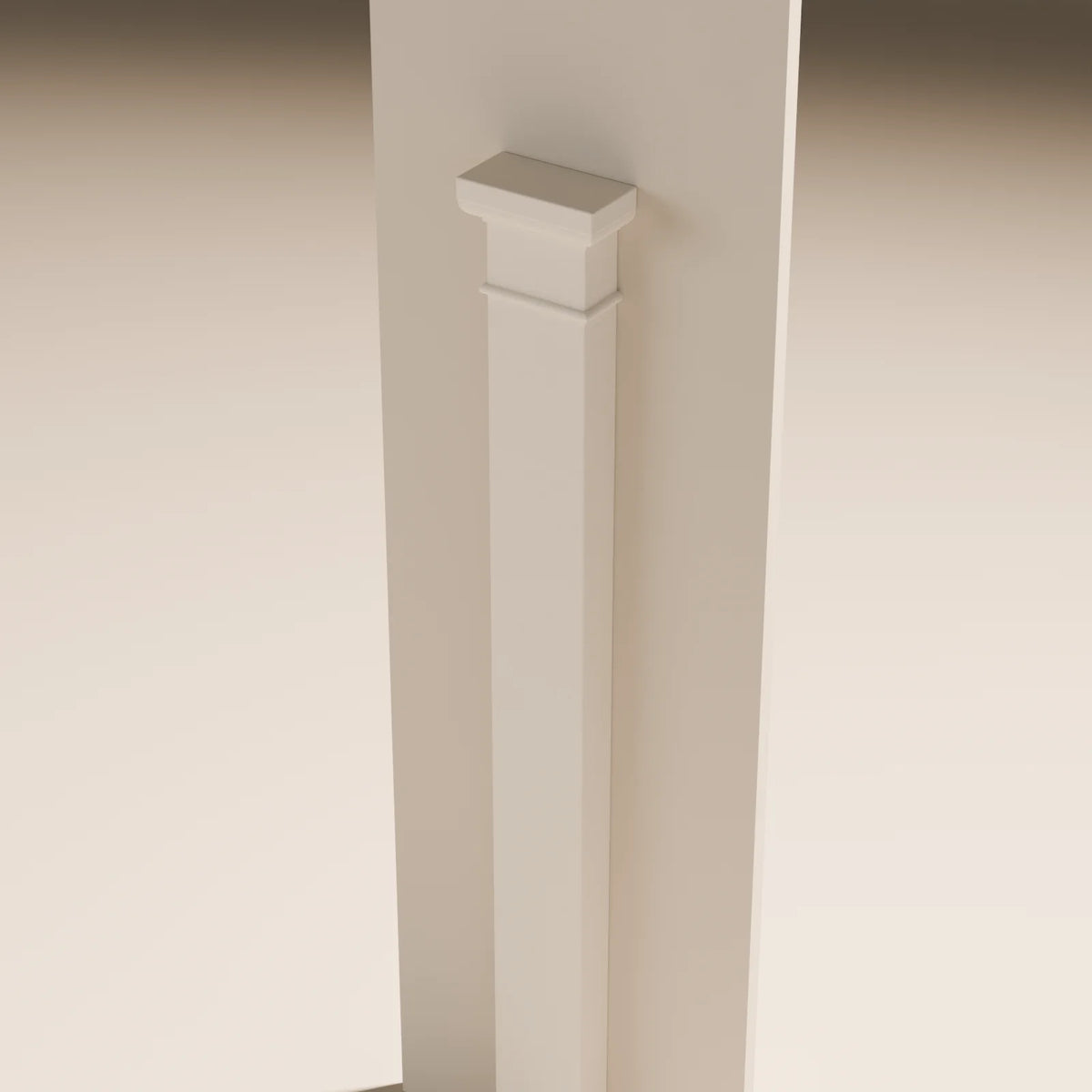Square Pilaster, close-up detail render