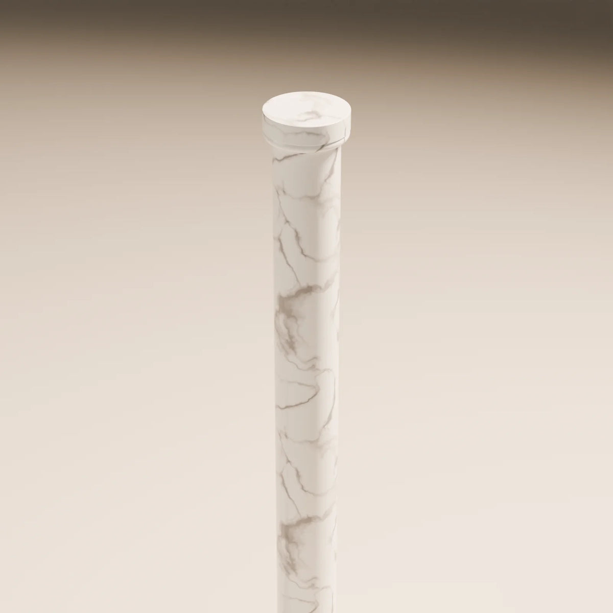 Round Column, close-up detail render