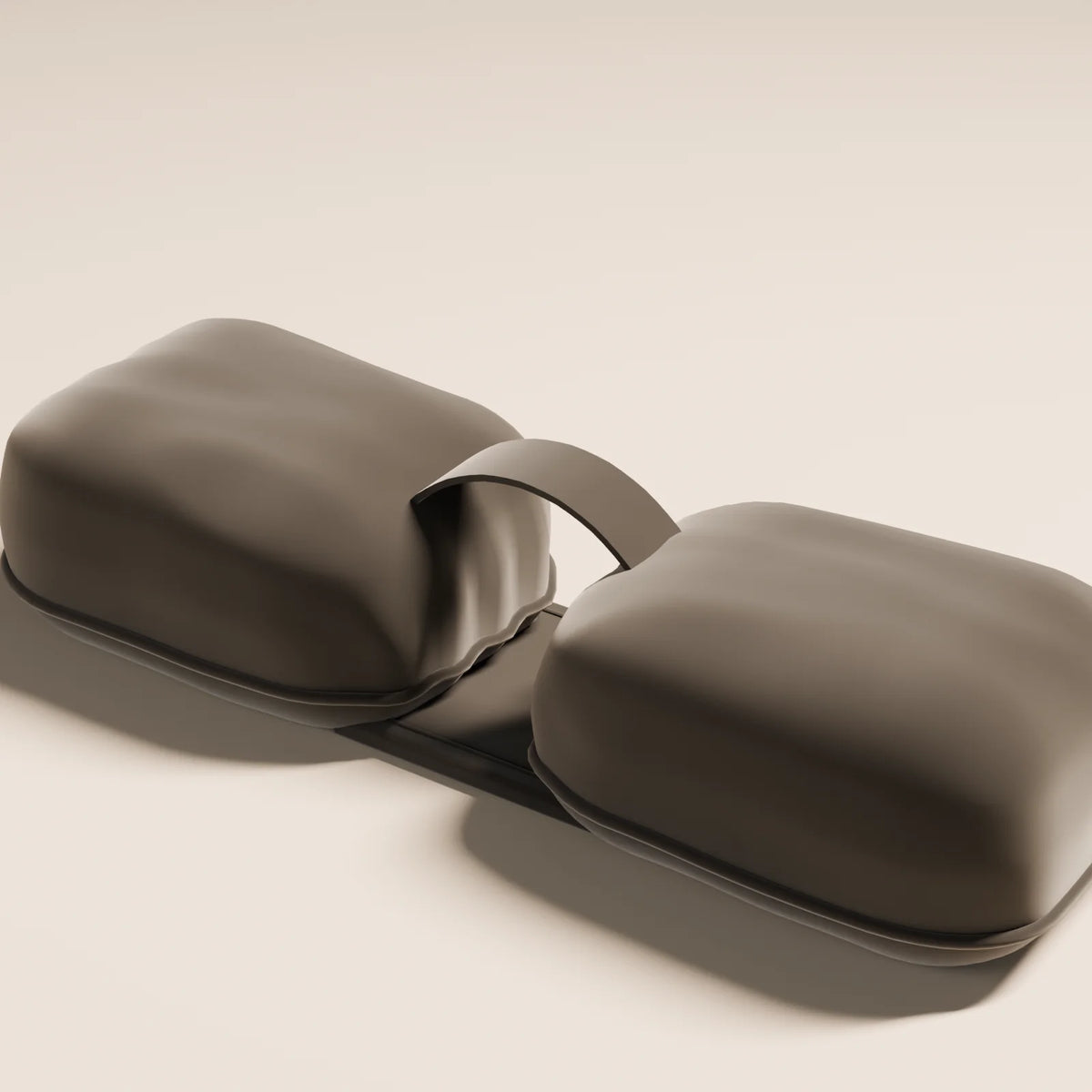 Sandbag, close-up detail render