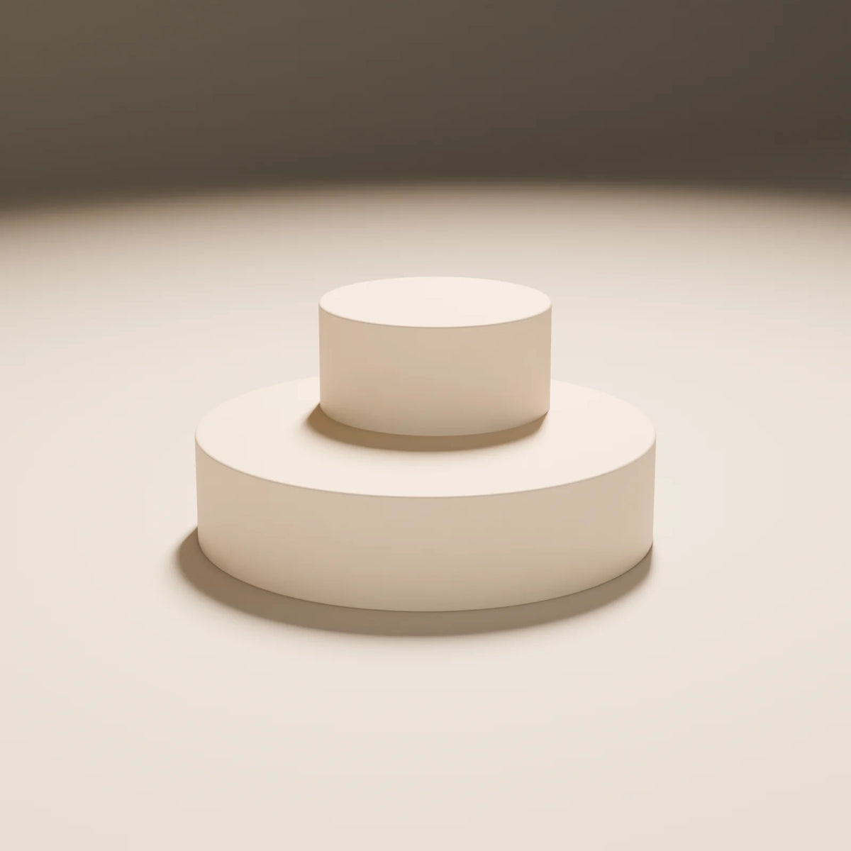 Stepped Round Podium 3D model
