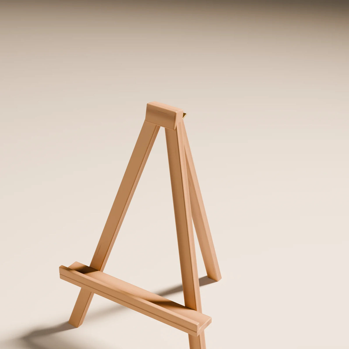 Tabletop Easel, close-up detail render